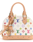 LV x TM Monogram Multicolor Alma BB White