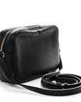 Pebbled Calfskin Small Soho Disco Bag Black