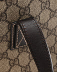 GG Supreme Monogram Small Joy Tote Dark Brown