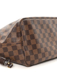 Damier Ebene Neo Neverfull MM Rose Ballerine