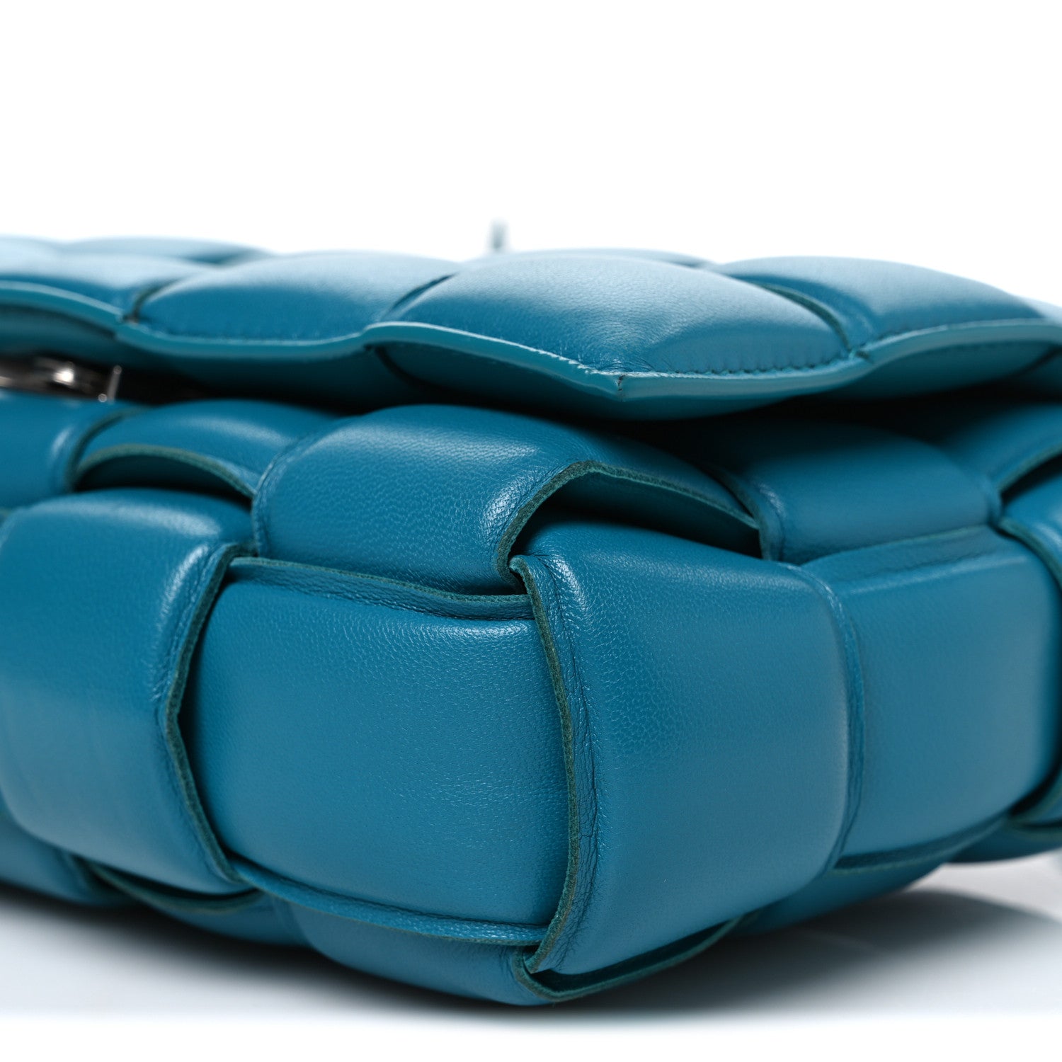 Nappa Maxi Intreccio Padded Cassette Crossbody Bag Blaster