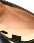 Calfskin Matelasse Small GG Marmont Shoulder Bag Black