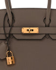 Togo BIRKIN 30 Gris Asphalte