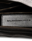 Pearlescent Goatskin Classic Gold Hardware City Bronze