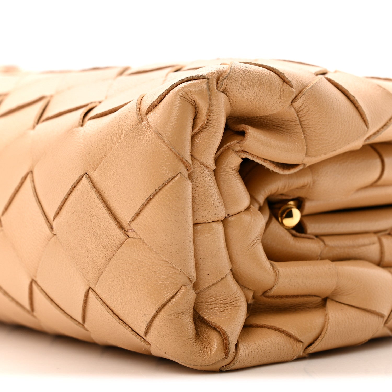 Nappa Intrecciato The Mini Pouch Almond