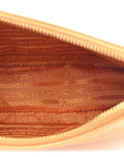 Saffiano Lux Mini Re-Edition Shoulder Bag Arancio