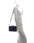 Calfskin Matelasse Monogram Lou Camera Bag Deep Marine