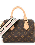 Monogram Speedy Bandouliere 20 Black