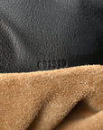 x Albers Nappa Calfskin Medium Flamenco Clutch Black Burgundy