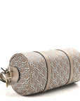 GG Shadow Monogram Ophidia Top Handle Bowler Bag Taupe