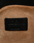 Nappa Medium Flamenco Knot Bag Black