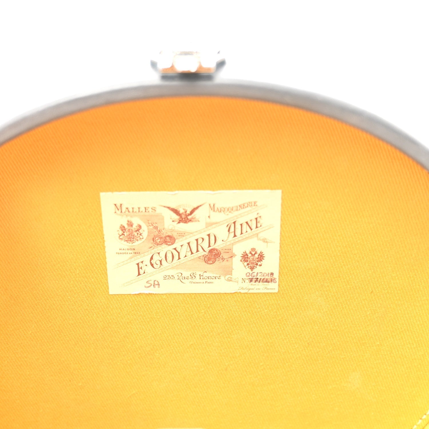 Goyardine Alto Hatbox Grey