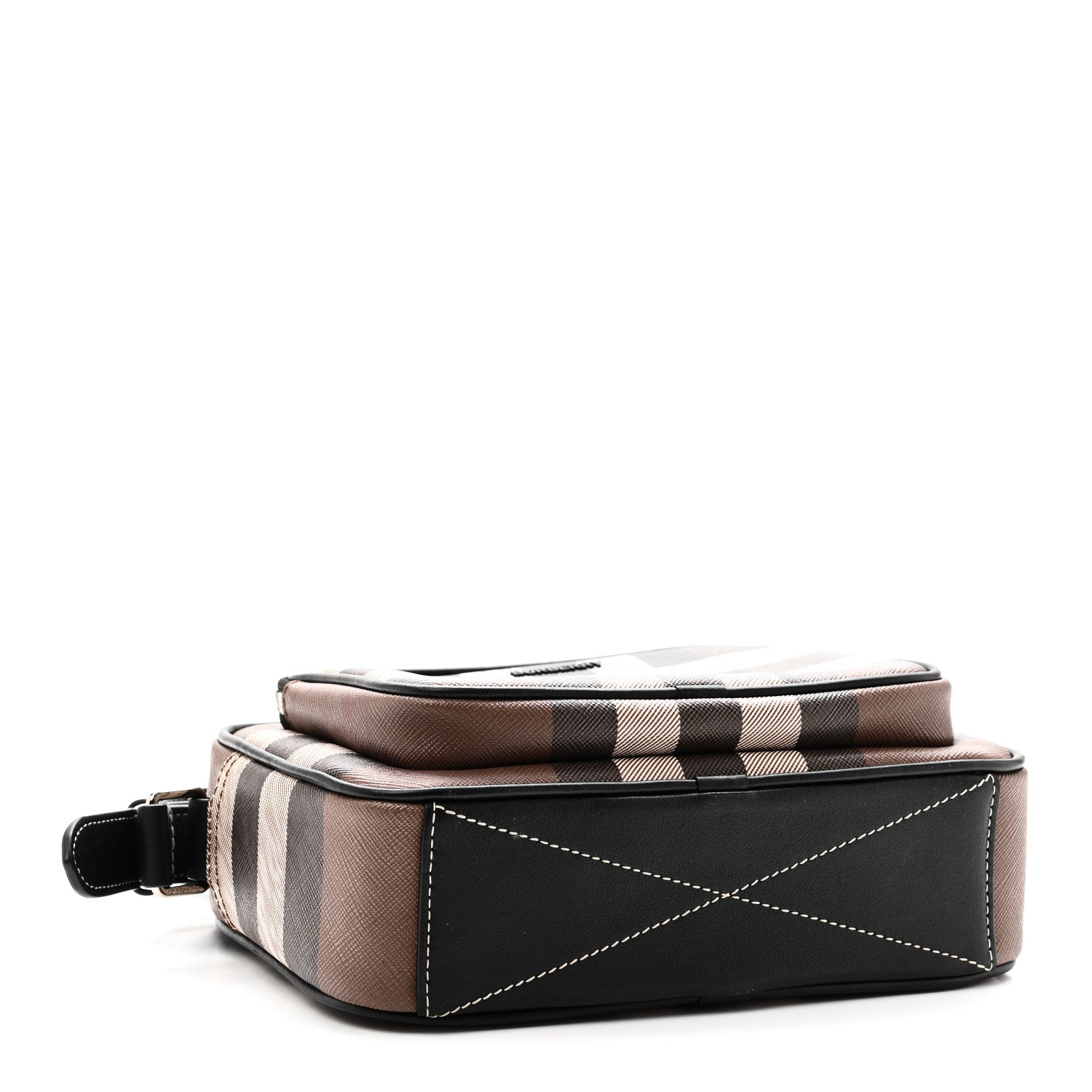 Canvas Check Paddy Messenger Birch Brown
