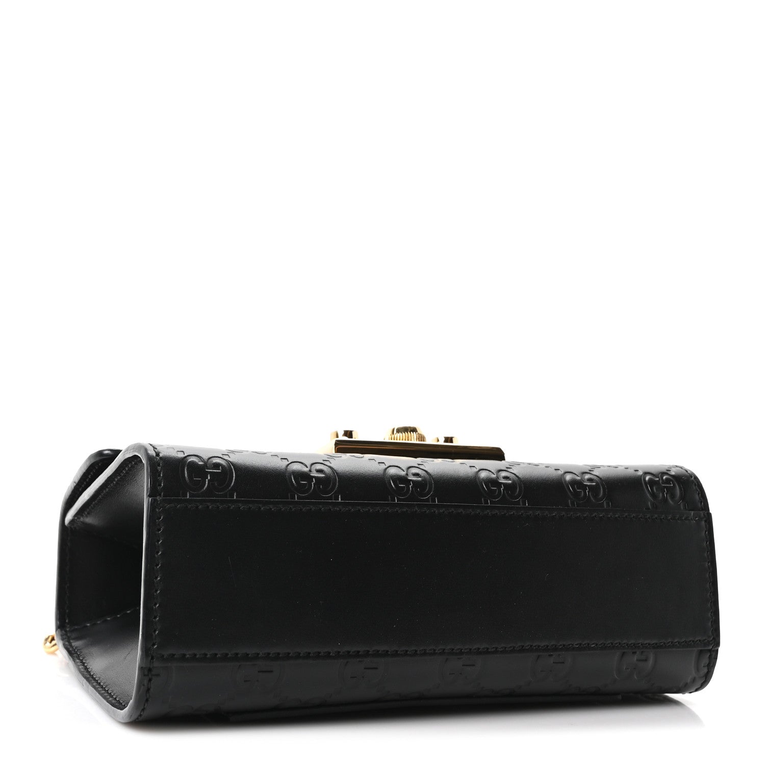 GCCIssima Small Padlock Shoulder Bag Black