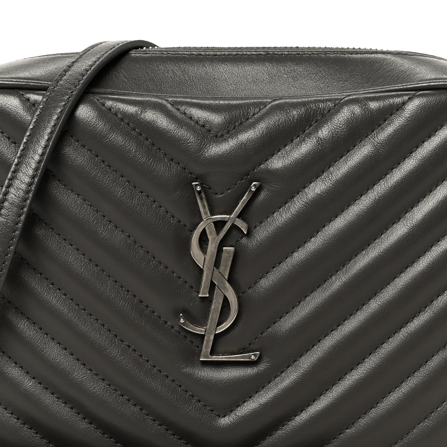 Calfskin Matelasse Monogram Lou Camera Bag Storm