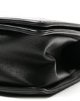 Calfskin Quilted Medium Boy Flap Black
