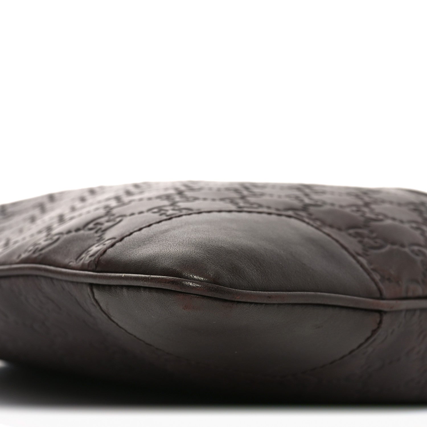 GCCIssima Flat Messenger Bag Brown Dark Brown
