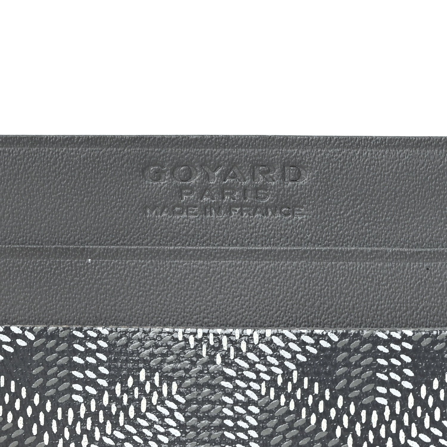 Goyardine Saint Sulpice Card Holder Grey