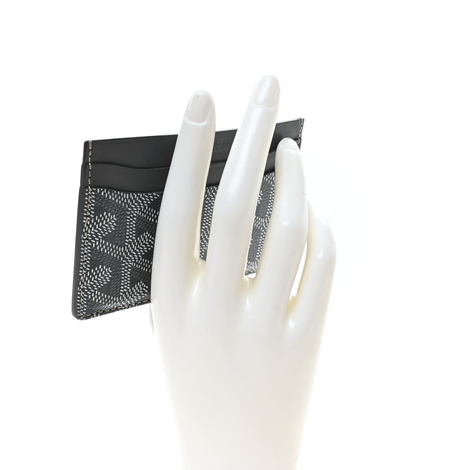 Goyardine Saint Sulpice Card Holder Grey