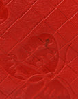 Nappa Intrecciomirage Butterfly Tote Red