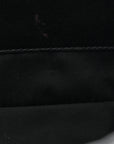 Patent Calfskin Crocodile Embossed Monogram Lou Camera Bag Black