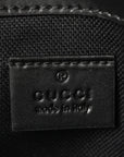GG Supreme Monogram Web Slim Belt Bag Black Grey