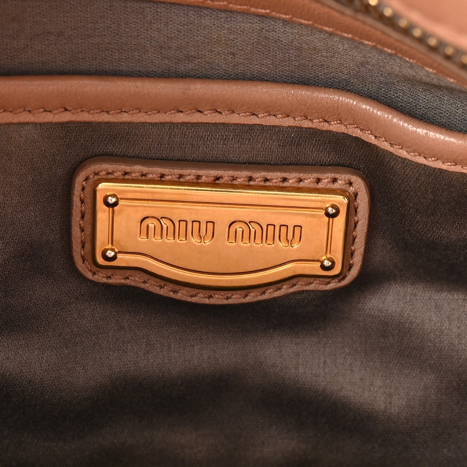 Nappa Matelasse Bauletto Top Handle Bowler Cammeo