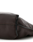 Calfskin Mini Flamenco Knot Bag Chocolate