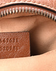Glazed Calfskin Matelasse Diagonal Small GG Marmont Chain Shoulder Bag Cuir