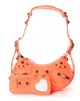 Agneau Arena Le Cagole Shoulder Bag XS Orange