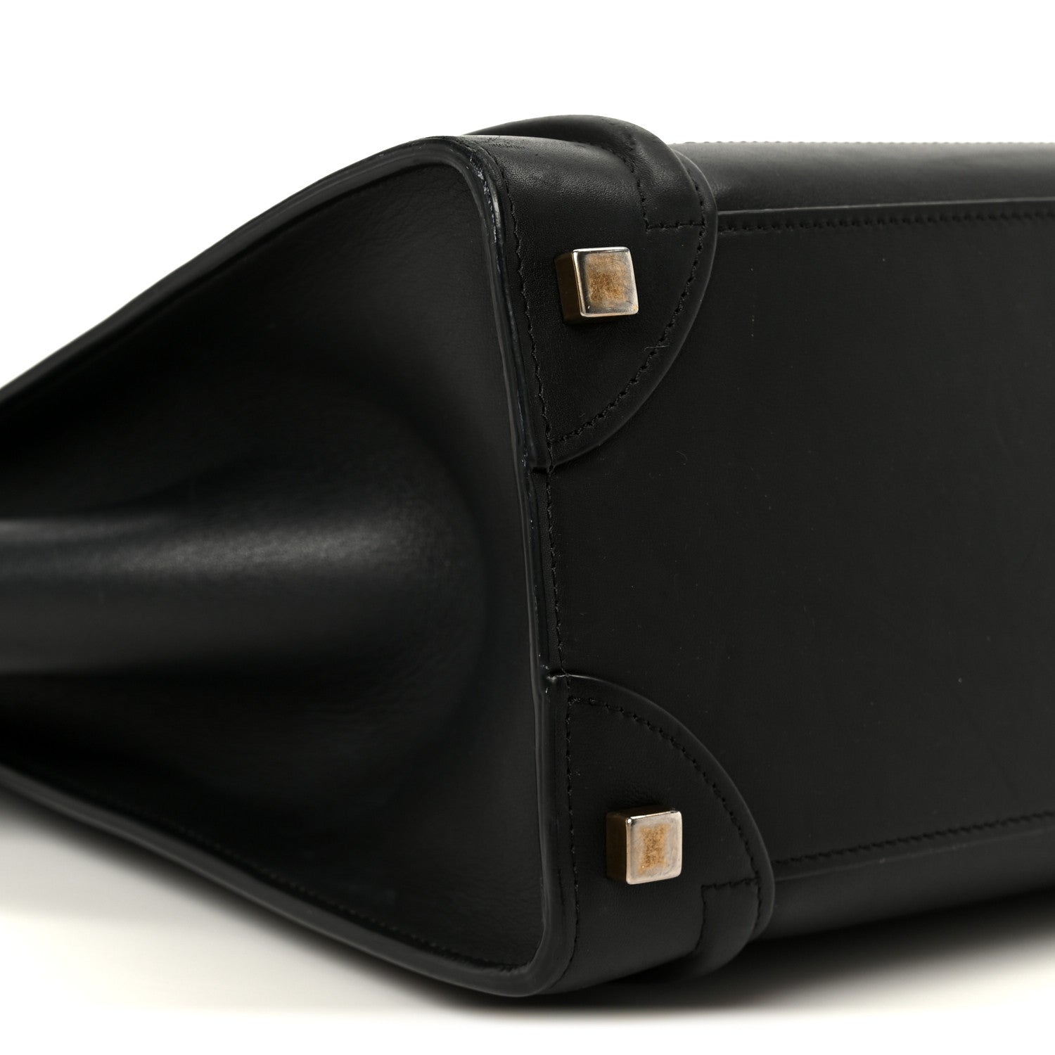 Smooth Calfskin Micro Luggage Black