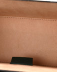 Azalea Calfskin Small Padlock Bamboo Shoulder Bag Vintage Green