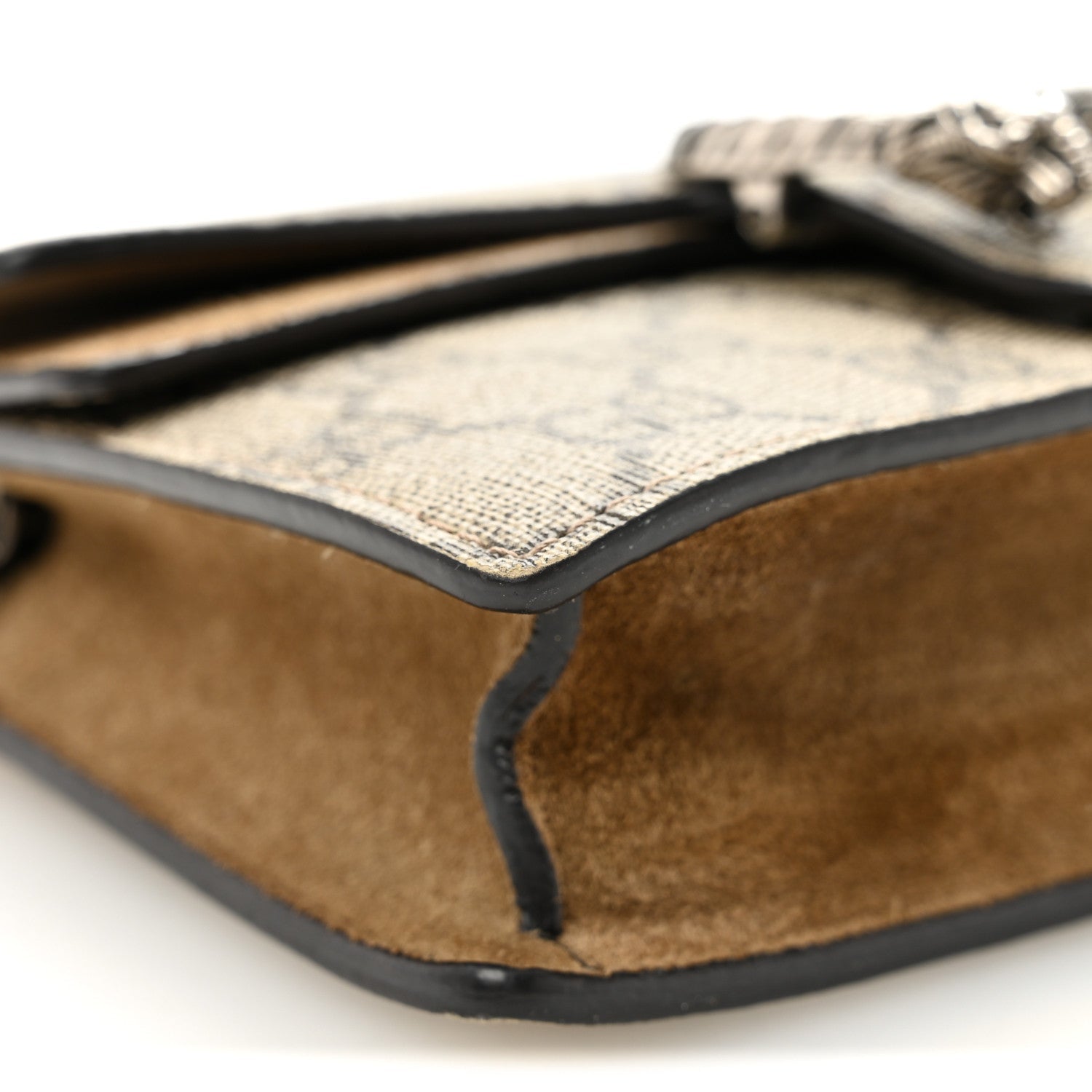 GG Supreme Monogram Super Mini Dionysus Shoulder Bag Taupe