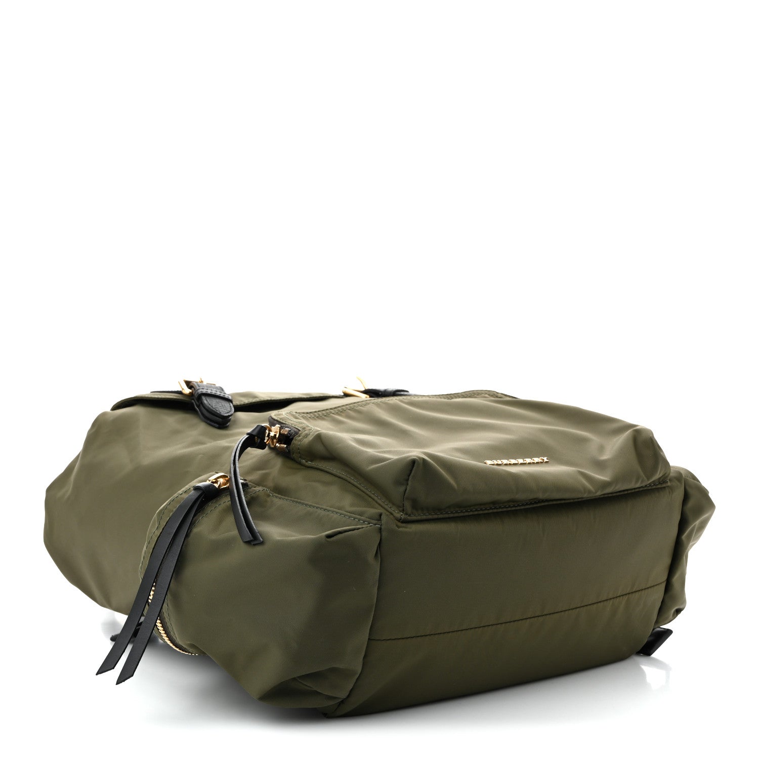 Nylon Large Rucksack Backpack  Canvas Green