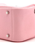 Taurillon Clemence Verso Mini Lindy 20 Rose Sakura Gris Perle