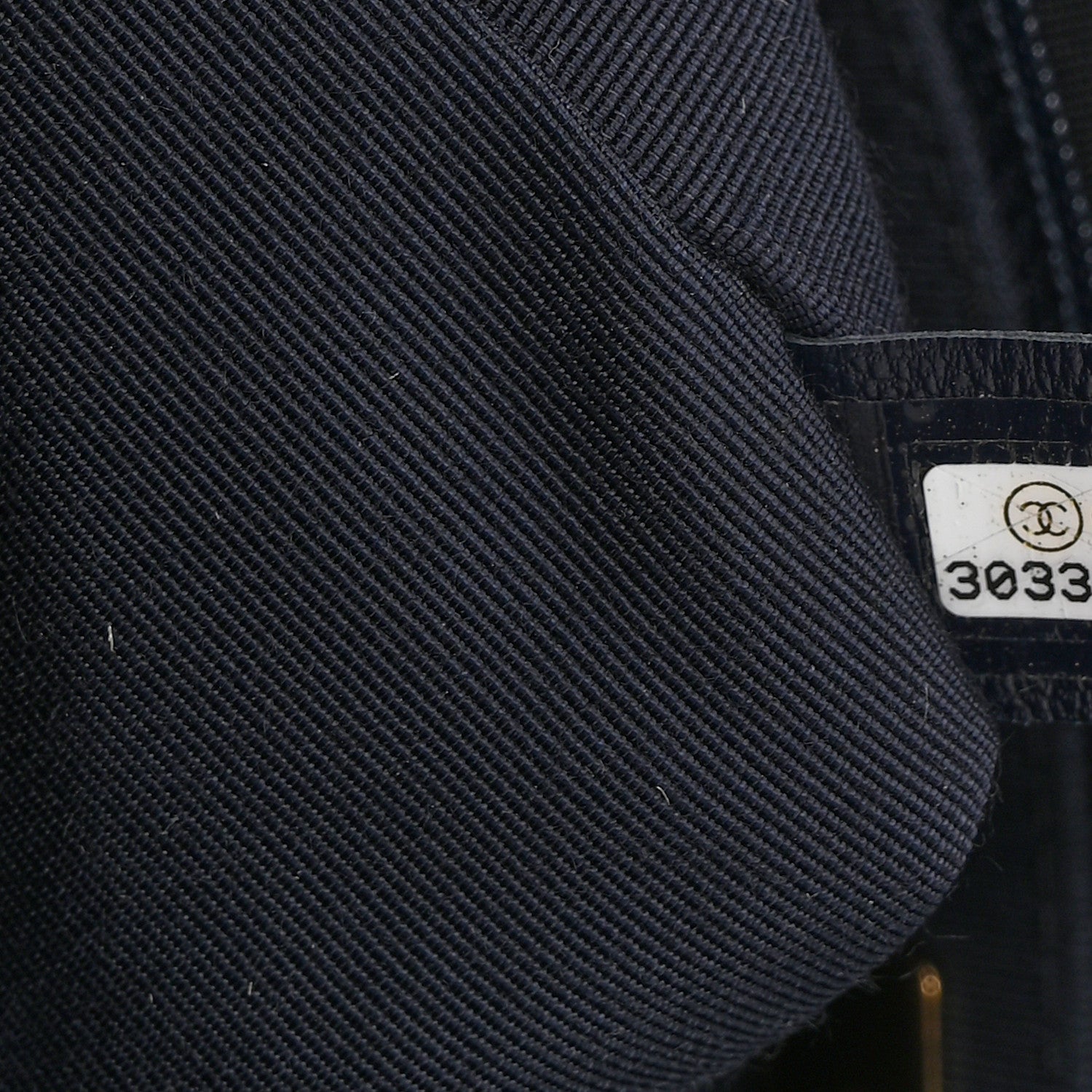 Lambskin Quilted Large CHNL 19 Flap Navy Blue
