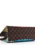 LV X YK Monogram Pumpkin Onthego MM Multicolor
