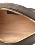GG Supreme Monogram Web Mini Ophidia Round Shoulder Bag Brown