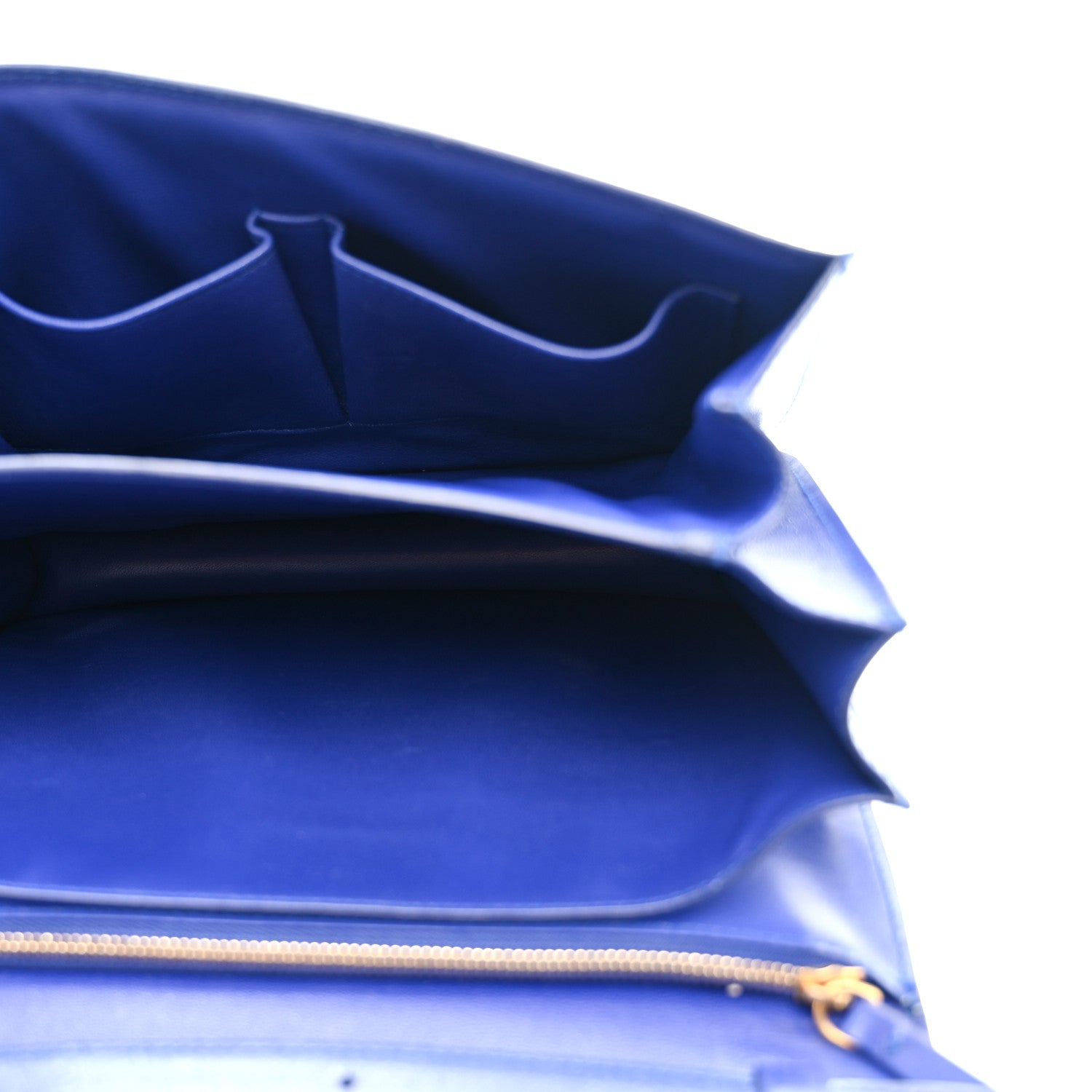 Box Calfskin Medium Classic Box Flap Bag Indigo