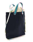 Canvas Taurillon Silk Petit H Tote Multicolor