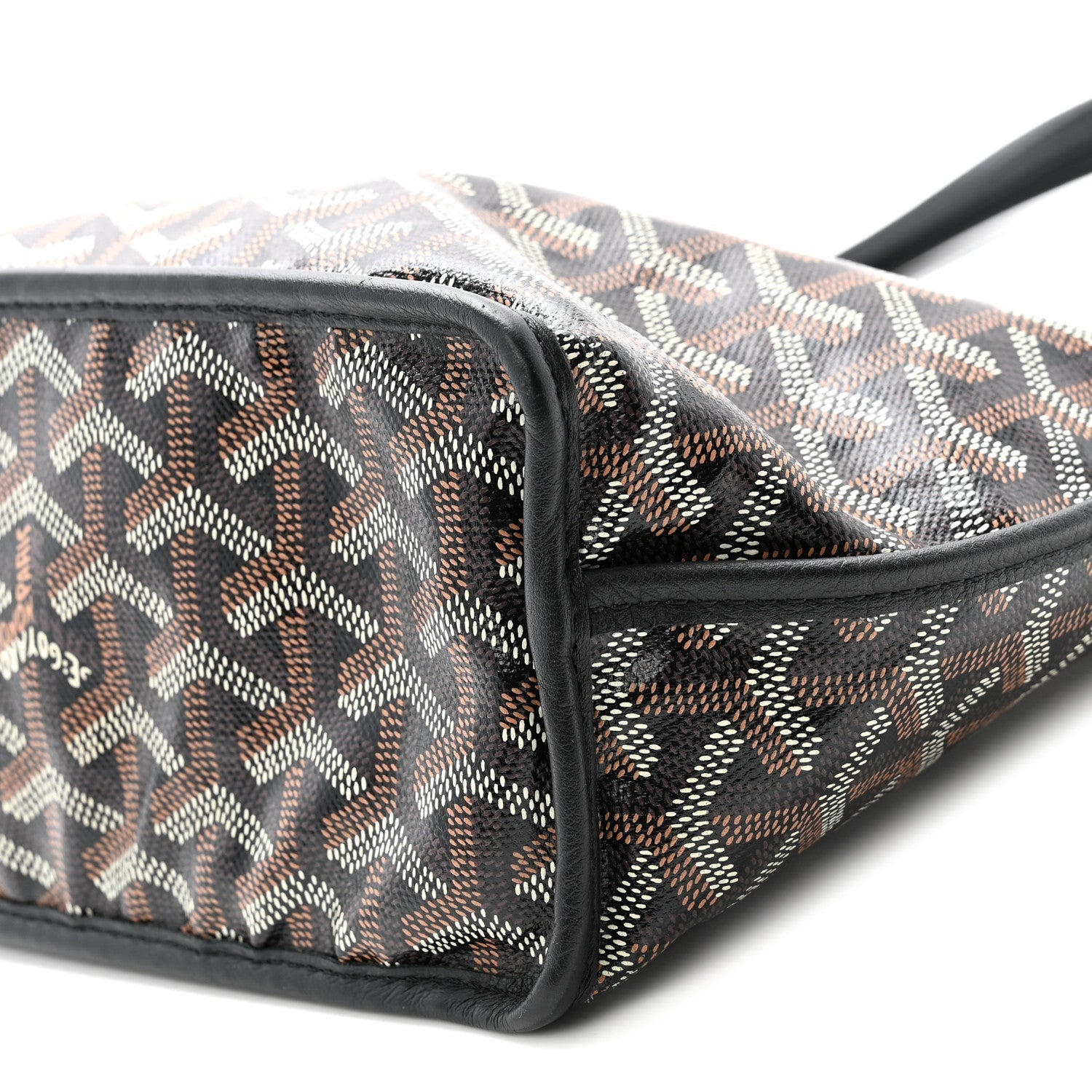 Goyardine Reversible Mini Anjou Black