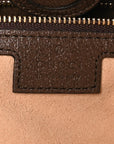 GG Supreme Monogram Medium Ophidia Shopping Tote Brown