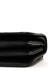 Caviar Quilted Mini Top Handle Flap Black