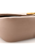 Calfskin Matelasse Super Mini GG Marmont Shoulder Bag Porcelain Rose