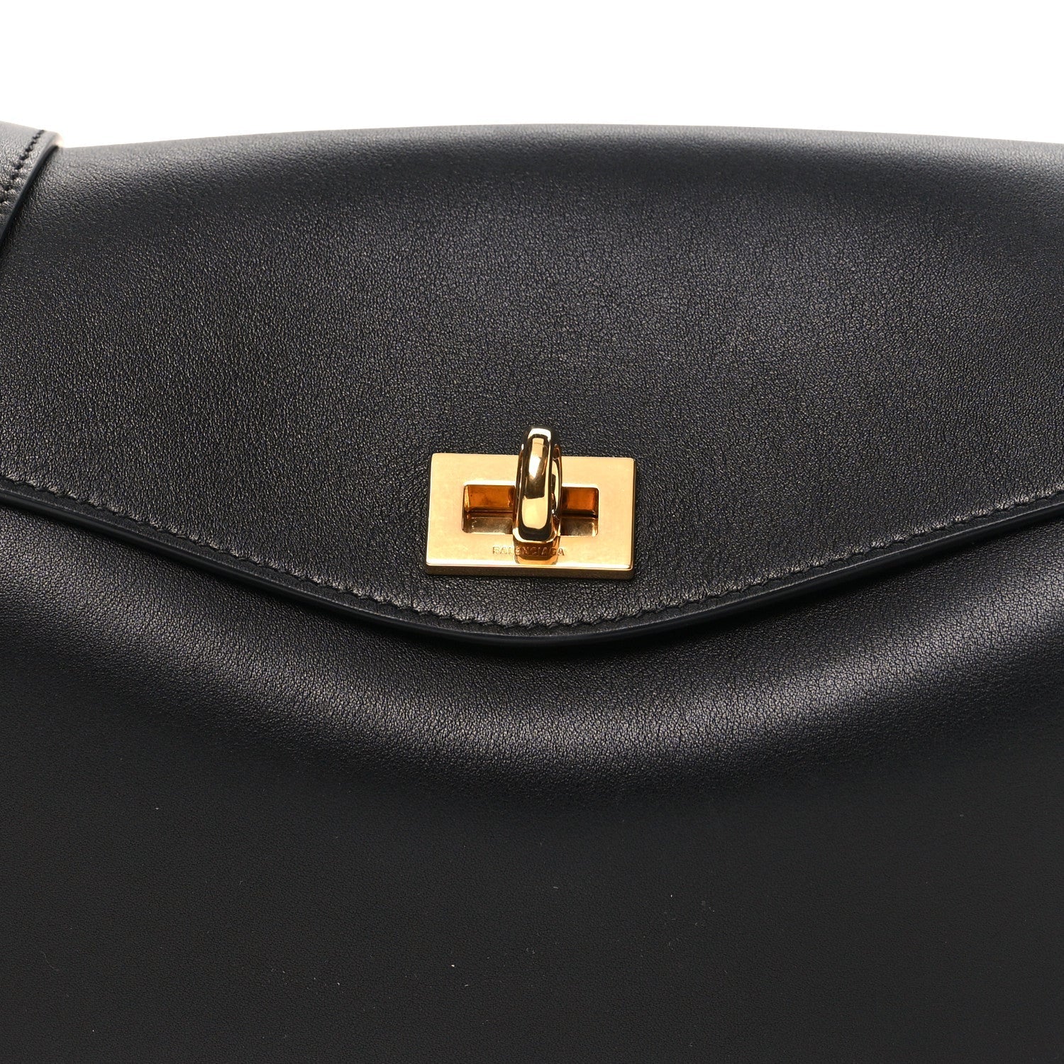 Smooth Calfskin Medium Le 7 Shoulder Bag Black
