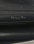 Metallic Patent Micro-Cannage Baby D1ORama Flap Bag Silver