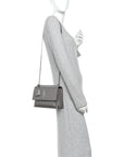 Calfskin Medium Monogram Sunset Fog