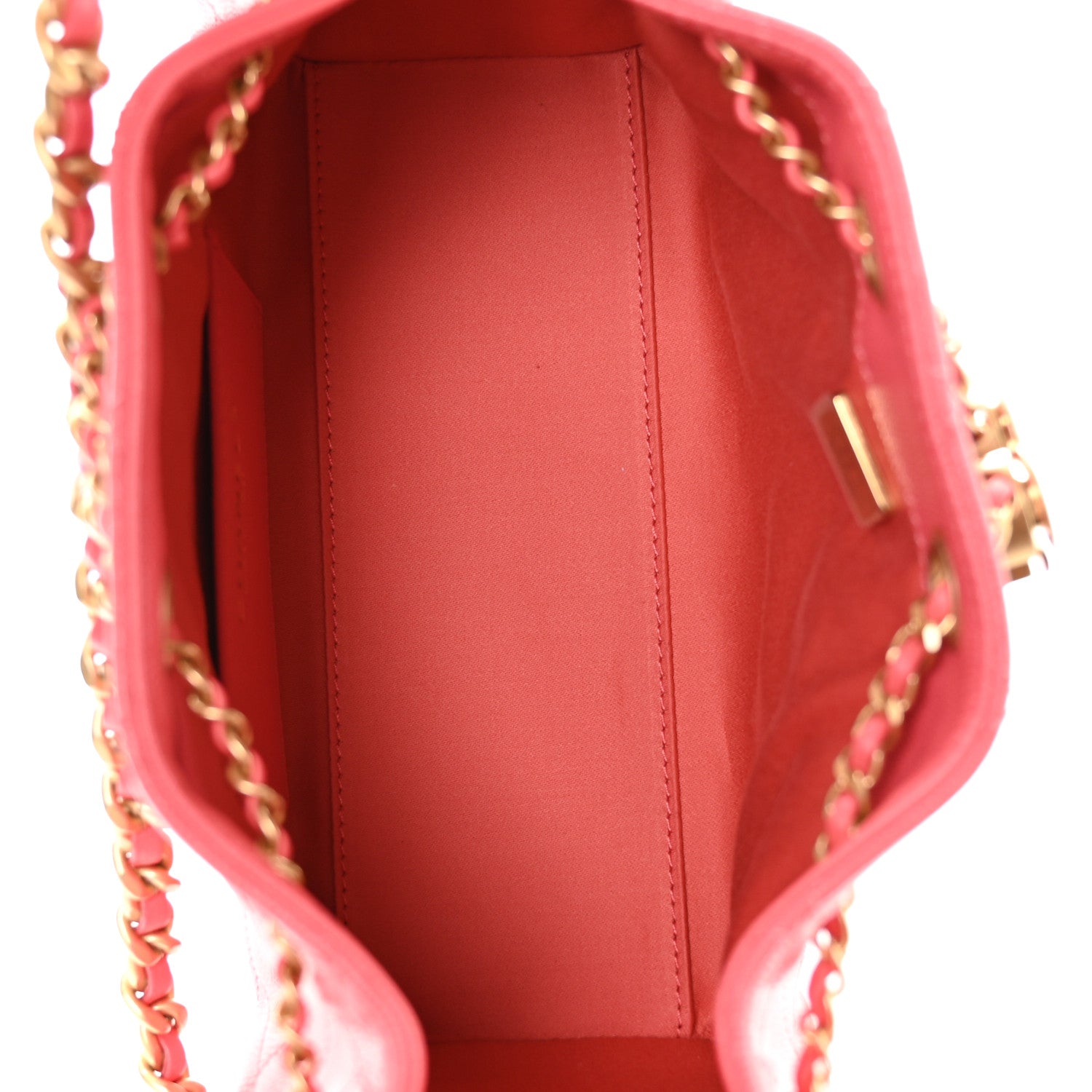 Caviar Quilted Mini CHNL 25 Handbag Coral