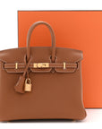 Togo Birkin 25 Gold