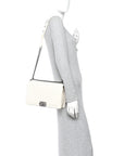 Calfskin Quilted New Medium Boy Flap White